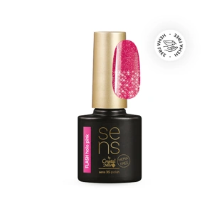 Crystal Nails SENS HEMA FREE 3G polish - Flash Holo Pink 4ml főképe